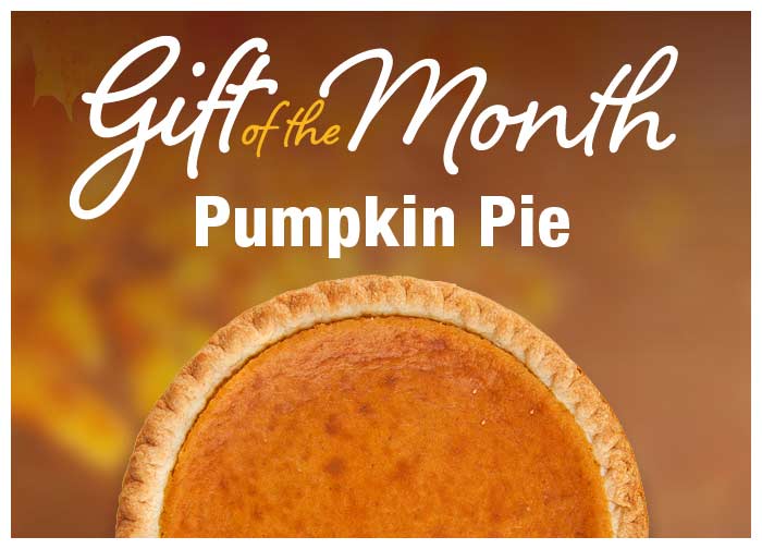 Gift of the Month - Pumpkin Pie