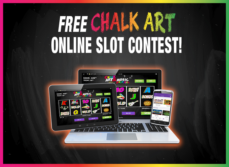 Atlantis Chalk Art Online Slot Contest