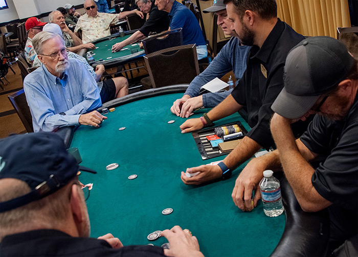 Poker Tournament Players at Atlantis Casino Resort