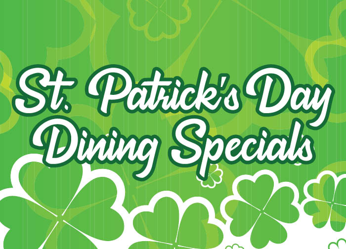 St Patrick&#39;s Day Dining