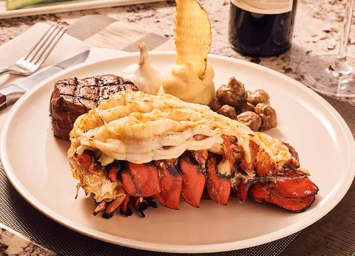 Steak and Lobster at Atlantis